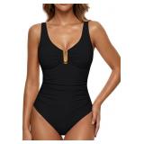 XLARGE Women's Tummy Control Swimsuits Ruched Slim