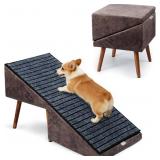 $120 2-in-1 Dog Ramp and Stairs for Bed and Couch,