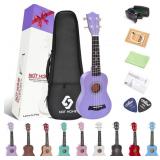 Ukulele Beginner Pack, 21 Inch Basswood ki
