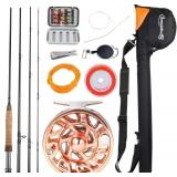 $76 Fly Fishing Rod and Reel Combo, 5/6