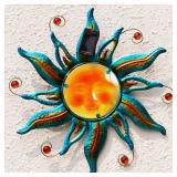 18 'Solar Sun Face Wall Art - Metal Sun Sculpture