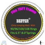 $99 Trampoline Replacement Mat,Fits 15ft Round Fra