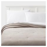 Twin/Twin Extra Long Corduroy Plush Comforter Ligh