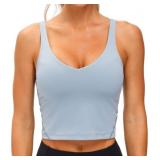 Medium THE GYM PEOPLE Womens' Sports Bra Longline
