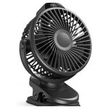 Portable Clip On Fan, Small Rechargeable Ba