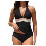 Medium Women Tummy Control Tankini Swimsuit - Halt