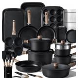$230 CAROTE 44pcs Nonstick Kitchen Titanium Cookwa