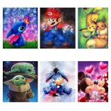 6 Pack 5D DIY Diamond Painting Kits for Adults, Ca