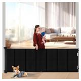 $66 120 inch Retractable Baby Gate, 10 Foot Gate
