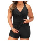 18 Plus Size Tankini Swimsuit for Women - Two Piec