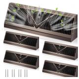 $100 4 Pack 18 Inch Oil Rubbed Black Baseboards
