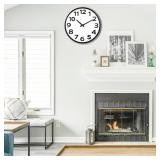 Crosstime 20 Inch Large Wall Clock - Big 3D Number