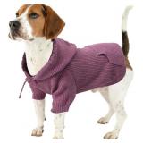 Dog Sweater Large Suit Coat with Legs Hood Pocket