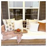 $70 50'x60' Shiny Chenille Throw Blanket Blush - T