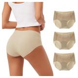Large Women's Seamless No Show Hipster Panties Inv