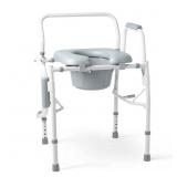 $104 Medline Drop Arm Commode Chair for Adults and