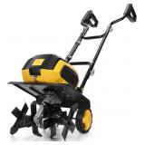$170 40V Brushless Cordless Tiller Cultivator Comp