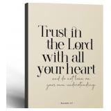 Framed Jesus Believe in the Lord Canvas Wall Art P