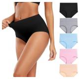 Small Women's Cotton Underwear High Waisted Full C