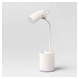 Task Table Lamp with Nightlight New Ivory Integrat
