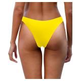 Small Women Cheeky Bikini Bottom Brazilian High Cu