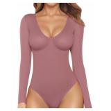 Small Women's Long Sleeve Short Sleeve Bodysuit Se