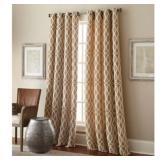 Hewlett 84-Inch Grommet Window Curtain Panel in Ta