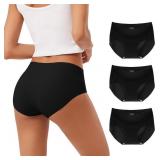 Large Women's Seamless No Show Hipster Panties Inv