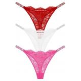 Medium Sexy Thongs for Women Breathable Lace Under