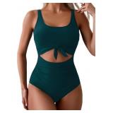 Small Women's One Tummy Control Slimming Bathing S