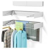 Wall Mounted Clothes Drying Rack, 31.5' Fo