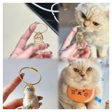 Cat Hair Keepsake Charms, Hanging Twist Capsu