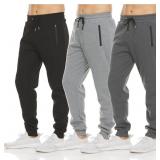 Medium Mens Sweatpants 3 Pack Fleece Active Athlet