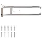$70 Toilet Grab Bar, Fold Down Grab Bar with Paper