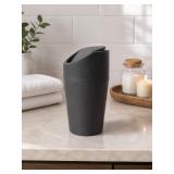 Gray Mini Trash Can