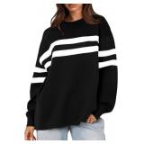 XL Womens Oversized Sweatshirts Casual Crewneck Lo