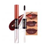 Chocolate Brown Peel Off Lip Gloss Tattoo and Lip