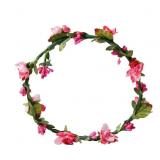 Adjustable Rose Flower Crown for Women Gi