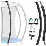 Curved Trampoline Poles Replacement, 1 Lower & 1 U