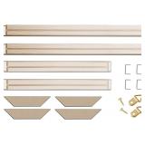 DIY Solid Wood Canvas Frame Kit with Stretch Bar -