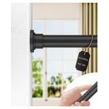 Tension Curtain Rod for Window, 83-123 Inches, Hea