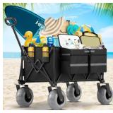 $170 Heavy Duty Beach Wagon with 9' Big Wheels for