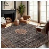 $158 Washable Area Rug 10'x14' Boho Chic M