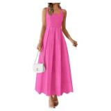 Large Womens Sleeveless Maxi Summer Dresses 2026 H