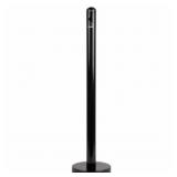 Base Securit Ashtray Stainless Steel Black 4 X 25