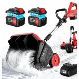 $270 9000mAh Cordless Snow Shovel, 17' Brushless E