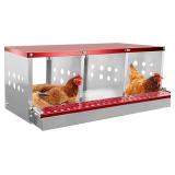 $66 Chicken Nesting Boxes for Laying Eggs, Metal C