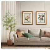 Artificial Olive Tree 6ft -Tall Fake Potted Olive