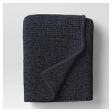 Marled Knit Throw Gray/Blue - Threshold