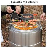 REDCAMP Campfire Grill Grate Top Shield for Solo S